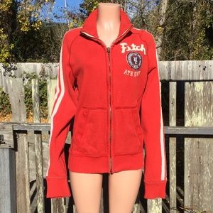 Abercrombie & Fitch Sweaters - Abercrombie & Fitch Red Muscle Sweater Jacket Abercrombie & Fitch Sweaters - Abercrombie & Fitch Red Muscle Sweater Jacket